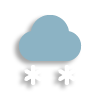 Cielo nuvoloso neve debole