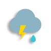 Bewölkt leichter Regen möglich Gewitter